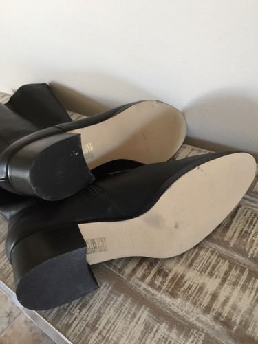 Nuevas Botas a la Rodilla de Cuero JCrew $298 Talla 10.5 Negras F4980 Regular Becerro - Imagen 9 de 10