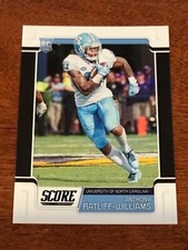 ANTHONY RATLIFF-WILLIAMS 2019 SCORE RC RETAIL BLACK PARALLEL SP NC RAIDERS #389