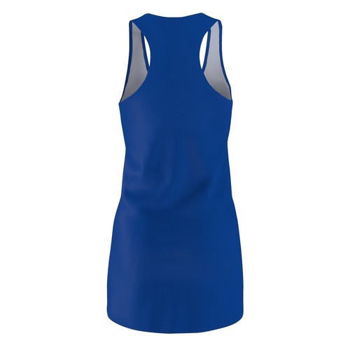 Women's Racerback Dress Blue Tank Dress American Pride Dress Casual Sexy Dress - Picture 4 of 43