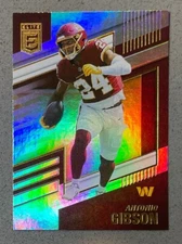 2022 Panini Donruss Elite Football NFL #11 Antonio Gibson Base Foil Refractor