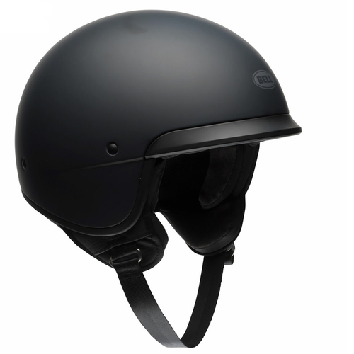 Casco de motocicleta de aire Bell Scout negro mate - Imagen 2 de 12