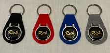 VINTAGE NEW OLD STOCK PERSONALIZED NAME RICH KEYCHAIN KEY RING
