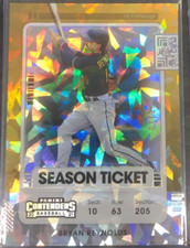 2021 Panini Contenders Baseball #8 Bryan Reynolds Season Ticket GOLD CRACKED ICE