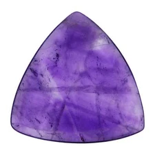 Amethyst Stone Guitar Pick - 3.0mm 346 Rounded Triangle Handmade Exotic Plectrum