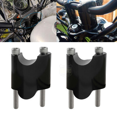 2'' Heighten 1'' Handlebar Riser Bar Extension Kit For Harley Forty Eight XL1200X 