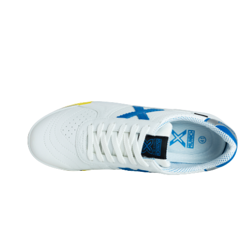 Munich G3 Profit Futsal Shoes Men's White Yellow Indoor - All