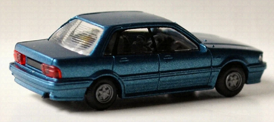 Mitsubishi Galant VI 16V E30 Limousine 1988-93 Lagunenblau Metallic 1:87 Rietze - Immagine 4 di 4