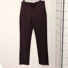 Quince 2023 Ultra-Stretch Ponte Straight Leg Pants Size Medium Tall Burgundy