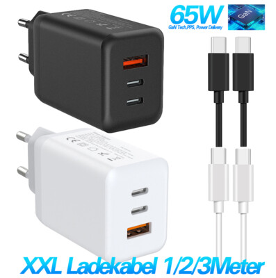 für iPhone 15 15 Pro Max 65W USB C Adapter Netzteil Ladekabel Usb C Ladekabel