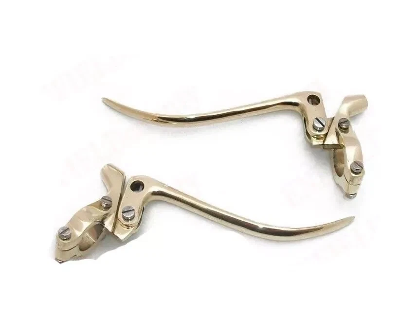Brake & Clutch Lever Set Brass 1" Fits Triumph BSA Ariel Vintage |Fit For - Изображение 2 из 4