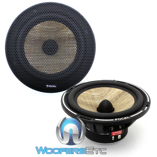 FOCAL PS-165FX 6.5" FLAX 80W RMS CAR COMPONENT SPEAKERS TWEETERS CROSSOVERS NEW - Picture 3 of 10