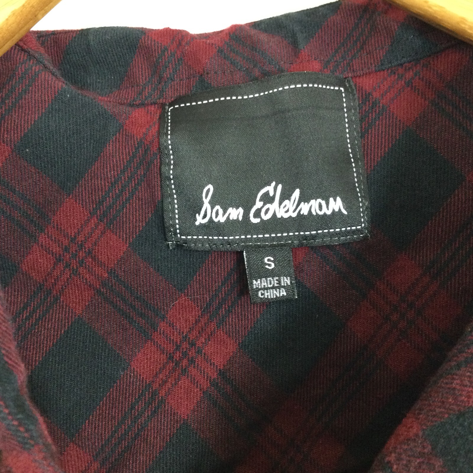 Sam Edelman Patchwork Flannel Sparrow Embellished… - image 5