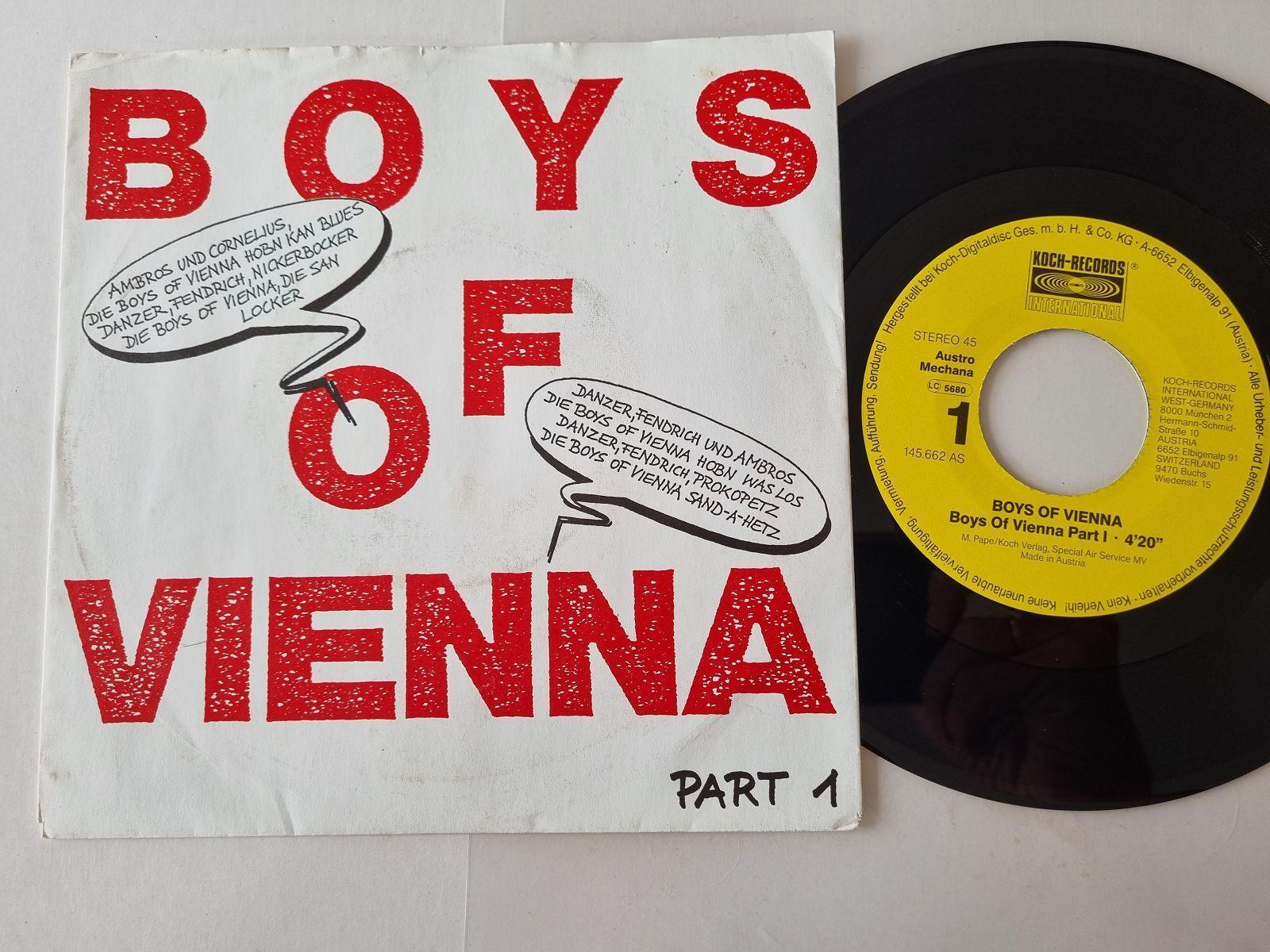7"" Single Boys of Vienna - Boys of Vienna Part I Vinyl Germany