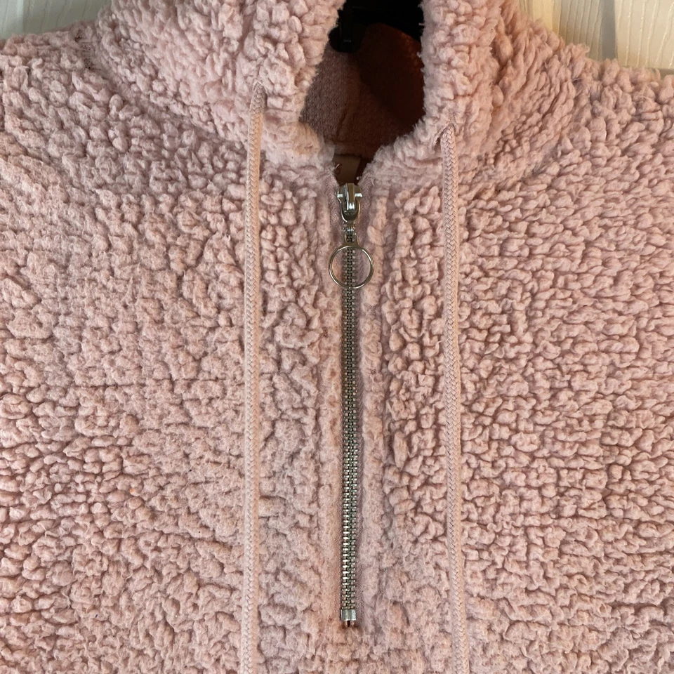 Moletom com capuz feminino No Bounaries júnior M 7-9 Sherpa bolso quarto zíper divertido - Imagem 3 de 4