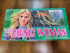 VINTAGE THE BIONIC WOMAN BOARD GAME PARKER BROTHERS 1976 ,