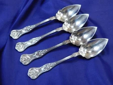 DOMINICK & HAFF KING STERLING SILVER CITRUS SPOON - EXCELLENT CONDITION M