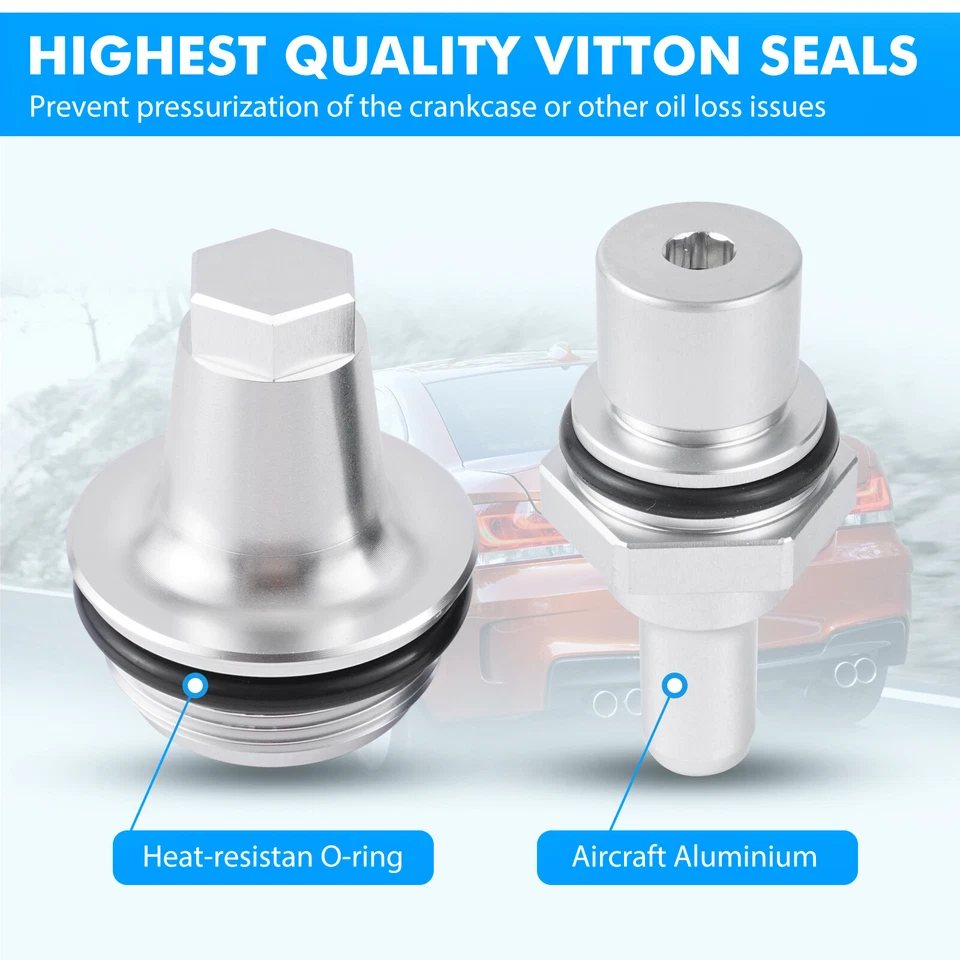 Válvula PCV N54 + tampa prata atualizada para BMW 135i 335i 535i 740i E82 E90 E92 - Imagem 3 de 4