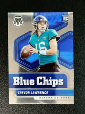 2021 Mosaic Football Trevor Lawrence Blue Chips Rookie RC SP Jaguars #1