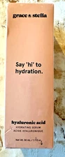 Grace & Stella Hyaluronic Acid Hydrating Serum , Anti Aging 50ml/1.7 oz-Sealed