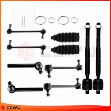 Set Of 10 For 2004-2007 Toyota Highlander Front Rear Tie Rod End Sway Bars End