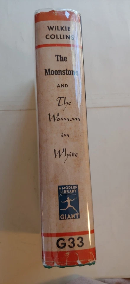MODERN LIBRARY GIANT #33 Wilkie Collins, THE MOONSTONE, THE WOMAN IN WHITE  Foto 2 de 4