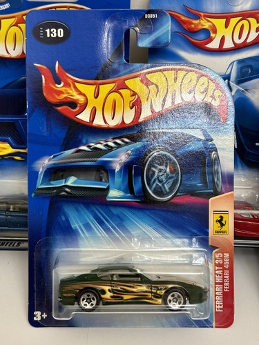 Hot Wheels Ferrari Lot X 5 Cars No Cracks Enzo Ferrari Treasure Hunt Blue Cards - Picture 12 of 18