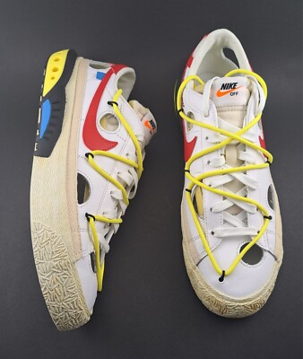 Size 10 - Nike Blazer Low x Off-White White 2022 - DH7863-100 w/Box