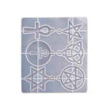 Non-Toxic Soft Silicone Mold Epoxy Casting DIY Tool for Making Resin Pendant U