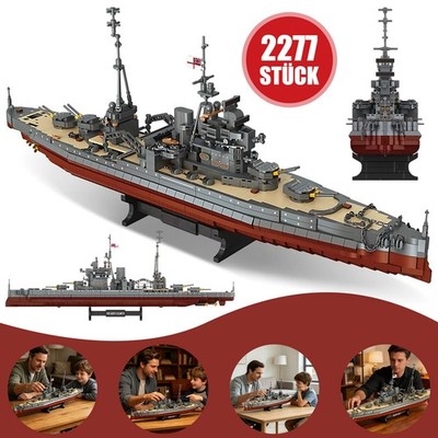 2277Pcs Schlachtschiff Schiff Klemmbausteine Spielzeug Modellbausatz Für Kinder