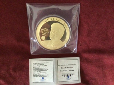 American Mint, John F Kennedy Proof Commemorative Coin w/COA