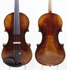 1 pc back ! Guarnieri 'del Gesu' 1743 "The Cannon" 4/4 Violin Copy! #8730