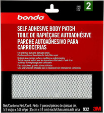 Bondo Self-Adhesive Body Patch, for Large Rust-Outs and Damaged Areas, 2 Patches
