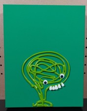 Original Tim Jim Jack "I Wouldnt Lie to You" Painting Avant-garde GooglyEyes Art