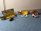 Vintage Corgi Toy Vehicle Lot Of -3 Helicopter 007 Elf Tyrrell & Riot Police
