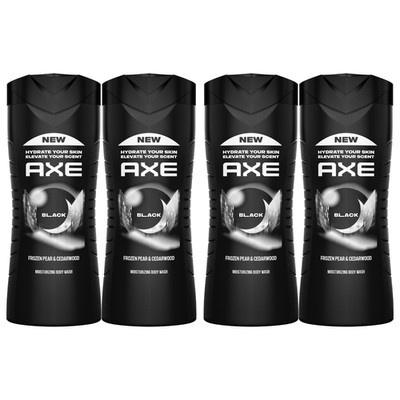 AXE Moisturizing Black Body Wash 16 fl oz Paraben-Free Sulfate-Free 2 Pack