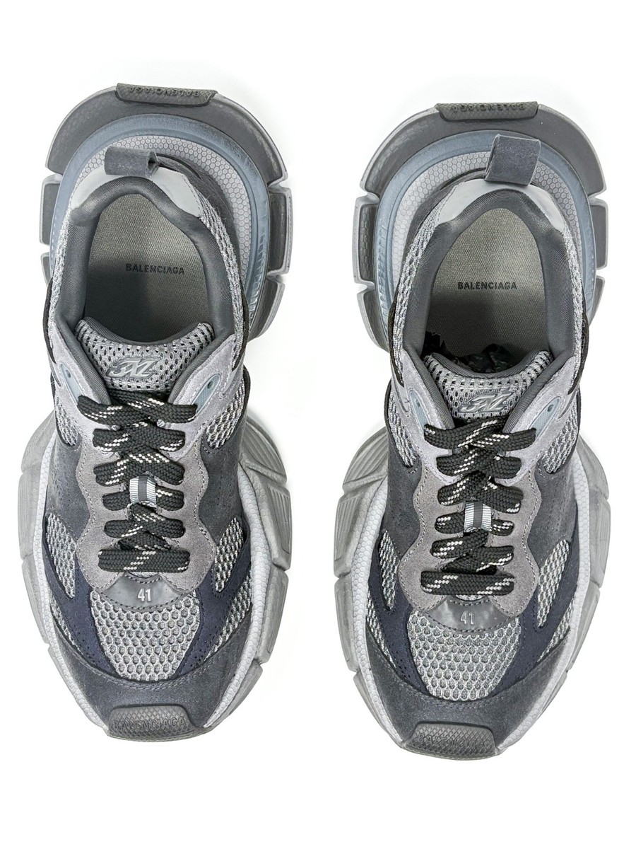 Balenciaga Men's 3XL Lace Up Sneakers Grey Mix 8 US / 41 EU $1130