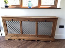 Radiator Cover Solid Pine Antique Waxed Opening Door Made To Measure