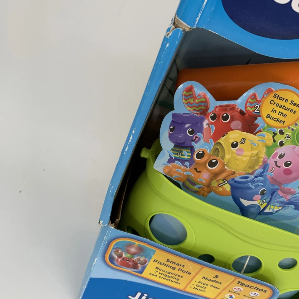 VTech Jiggle & Giggle Fishing Set DAMAGED BOX - Image 3 of 4