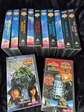 Tom Baker Episodes DOCTOR WHO VHS BUNDLE: 14 TAPES incl Keys to Time!