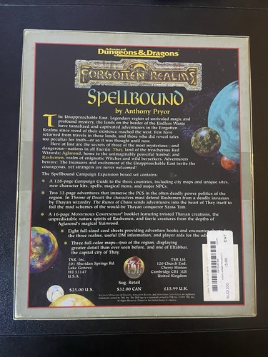 Advanced Dungeons & Dragons Forgotten Realms Spellbound Box Set Complete S2 - Picture 2 of 5