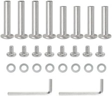 8PCS Inline Skate Wheels Screws, 6mm OD Roller Skate Bearings Screws 30mm  35mm
