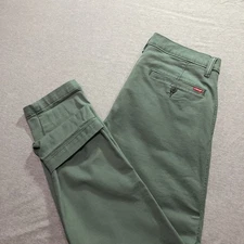 Levis Denim Jeans Men's 35x30 XX Chino Taper Academia Minimalist Lounge Green