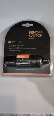 REMOTE SWITCH WIRED VELLO RS-C1LL FOR CANON CAMERAS