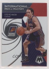 2019-20 Panini Mosaic International Men of Mastery Steve Nash #6 HOF ow1