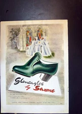 Antique Print Gleneagles Saxone Shoe Co Elizabeth Arden Creams Powders 1953