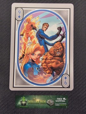 Nmrbrands Marvel Fantastic Four Playing Card 9 Diamonds