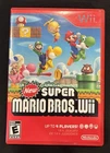 Nintendo New Super Mario Bros. Wii (Wii, 2009) Complete w/ Manual, NTSC-U/C