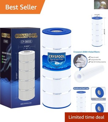 Efficient 08055 Pool Filter Cartridge - Hayward Compatible, Easy Clean Design