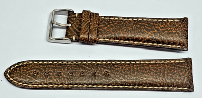 #ad 22mm Brown Genuine Leather Watch Band USA $22.95