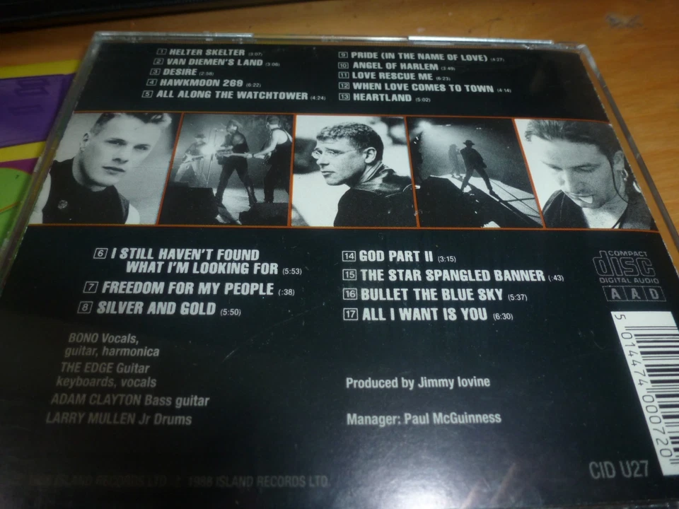 U2 CD Rattle and Hum - Bild 2 von 2